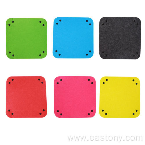 Felt Folding Button Style felt basket storage